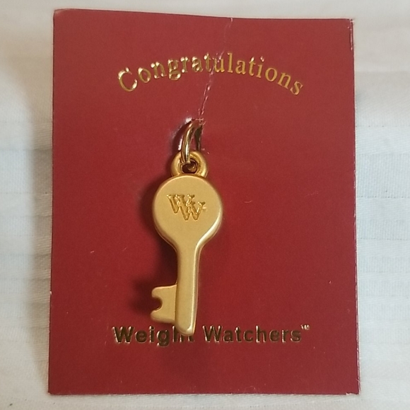 New Weight Watchers Gold Key Charm